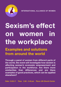 Sexism in the workplace