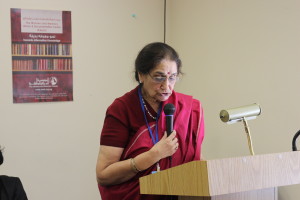 Veena Kohli speaking at CSW59