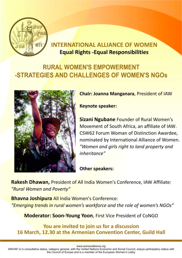 Rural Women's Empowerment - Strategies and Challenges of Women's NGOs -  International Alliance of Women