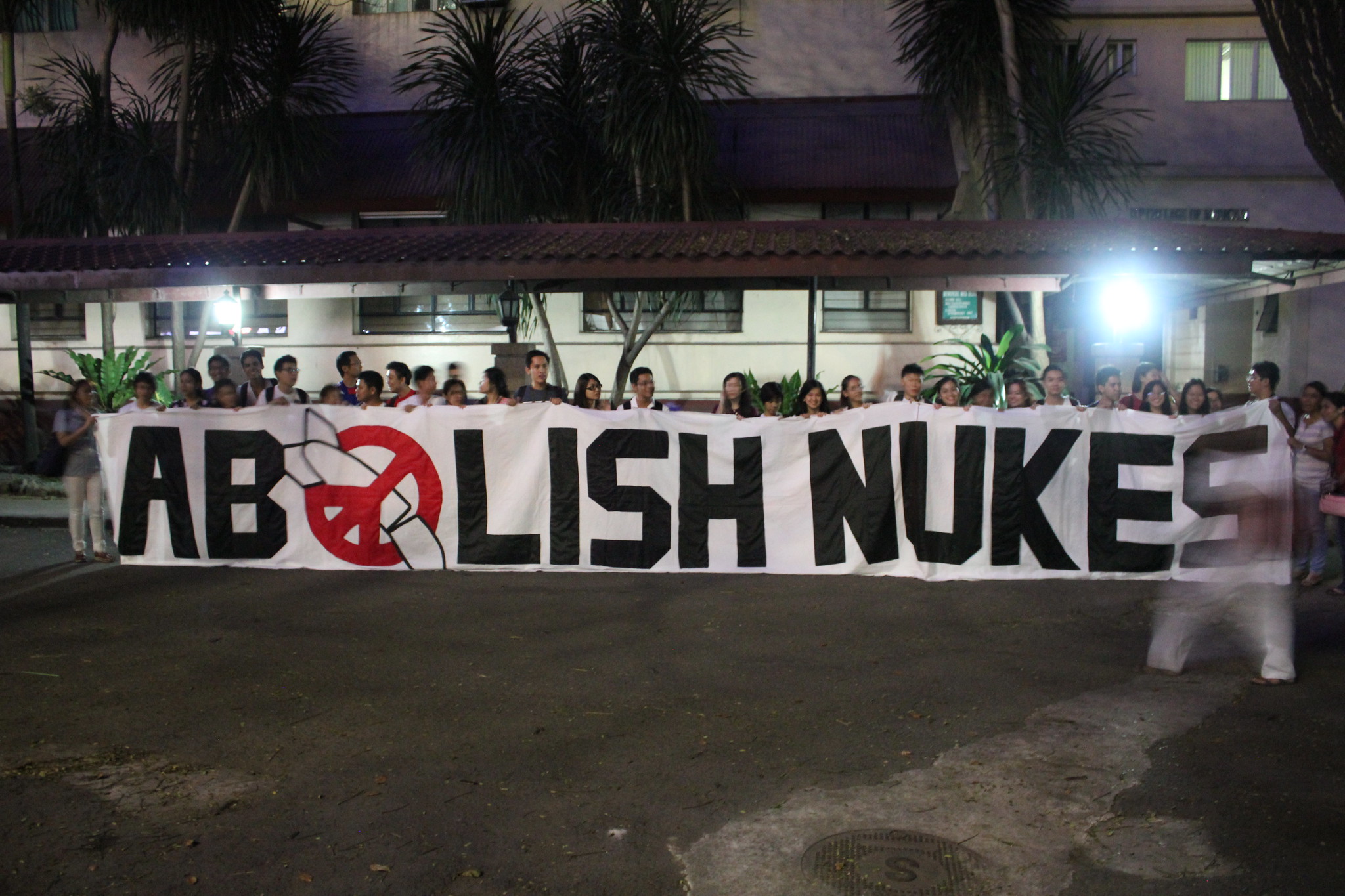 Demonstration against nuclear weapons