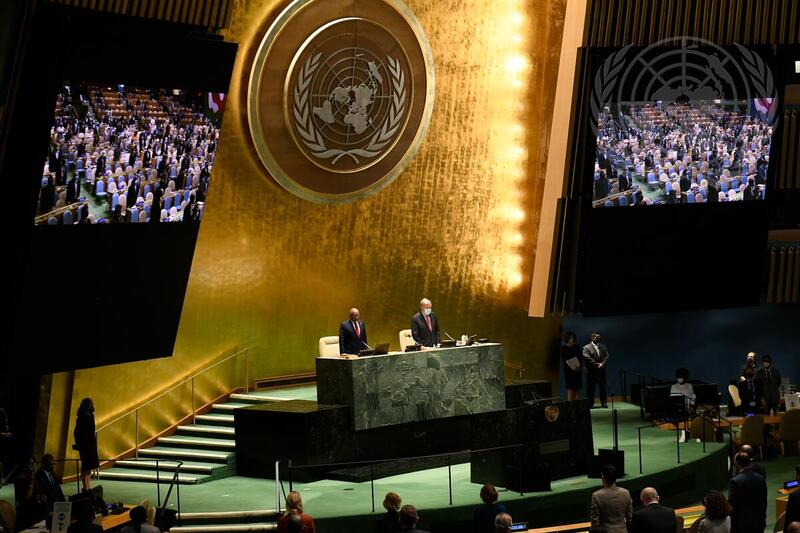 Opening Meeting of 76th Session of UN General Assembly