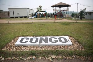 A picture of a UN camp in Congo,